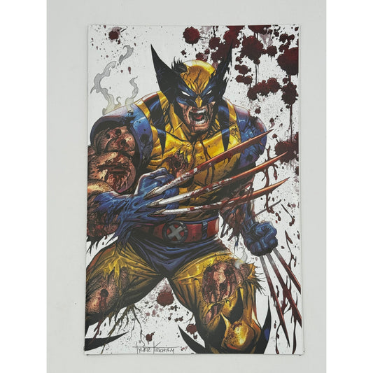 [Signed by Hickman] Wolverine: Revenge - Red Band #5 Virgin Unknown Comics Kirkham Convention Exclusive Var Explicit Content [INST]