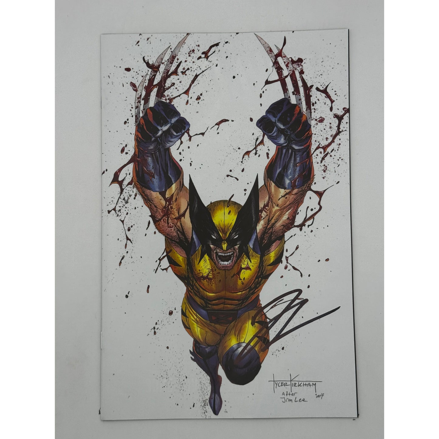 [Signed by Hickman] Wolverine: Revenge - Red Band #2 Virgin CON Unknown Comics Kirkham Exclusive Var Explicit Content [INST] - Plastic Empire
