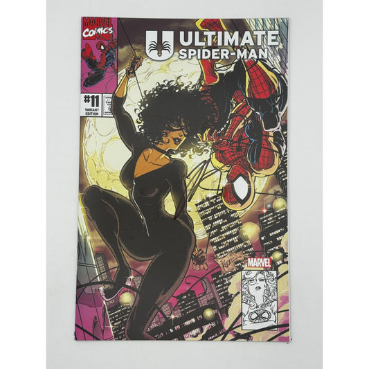 [Signed by Hickman] Ultimate Spider-Man #11 Unknown Comics Andrews Exclusive Var [INST]