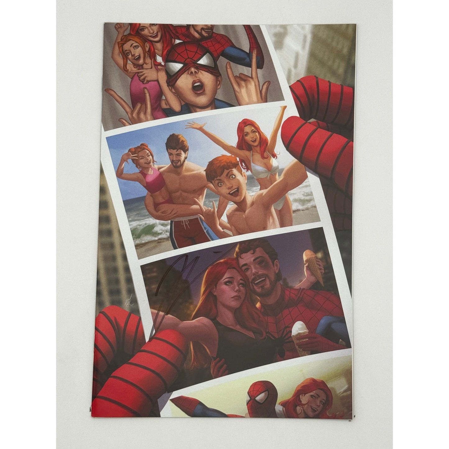 [Signed by Hickman] Ultimate Spider-Man #8 Virgin Unknown Comics Ejikure Exclusive Var [INST]