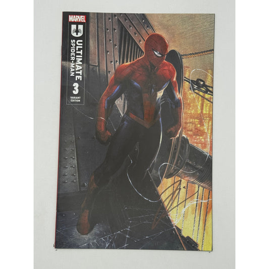 [Signed by Hickman] Ultimate Spider-Man #3 Unknown Comics Dell'Otto Exclusive Var [INST]