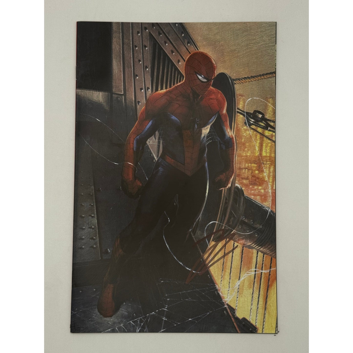 [Signed by Hickman] Ultimate Spider-Man #3 Virgin Unknown Comics Dell'Otto Exclusive Var [INST]
