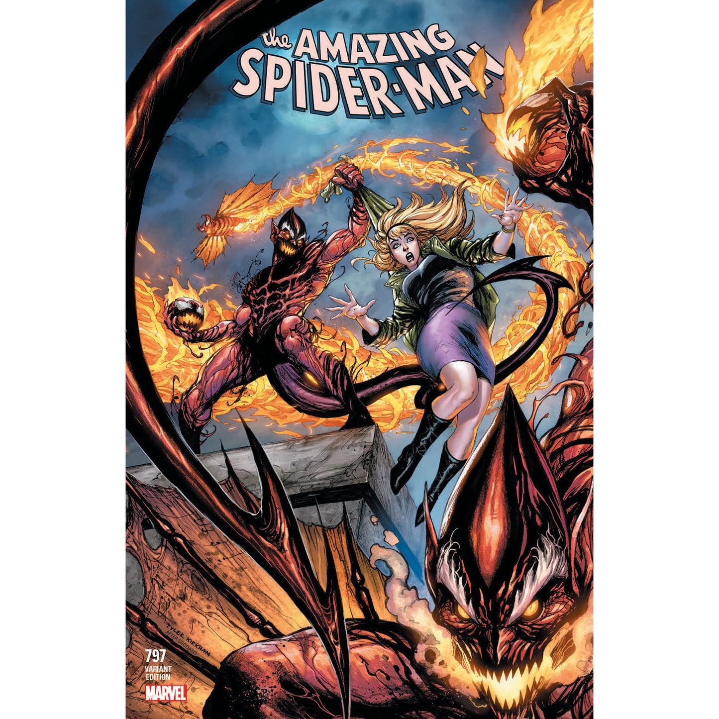 [4 PACK] AMAZING SPIDER-MAN #797, #798, #799, #800 UNKNOWN COMICS CONNECTING COVERS KIRKHAM 2018