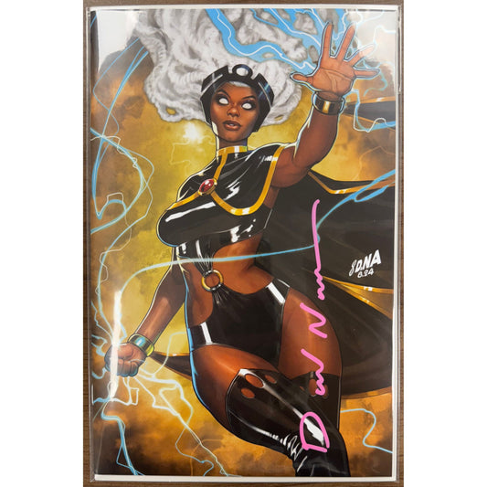 [SIGNED W/ COA] STORM #1 UNKNOWN COMICS DAVID NAKAYAMA EXCLUSIVE VIRGIN VAR SIGNED BY DAVID NAKAYAMA [IN STOCK]