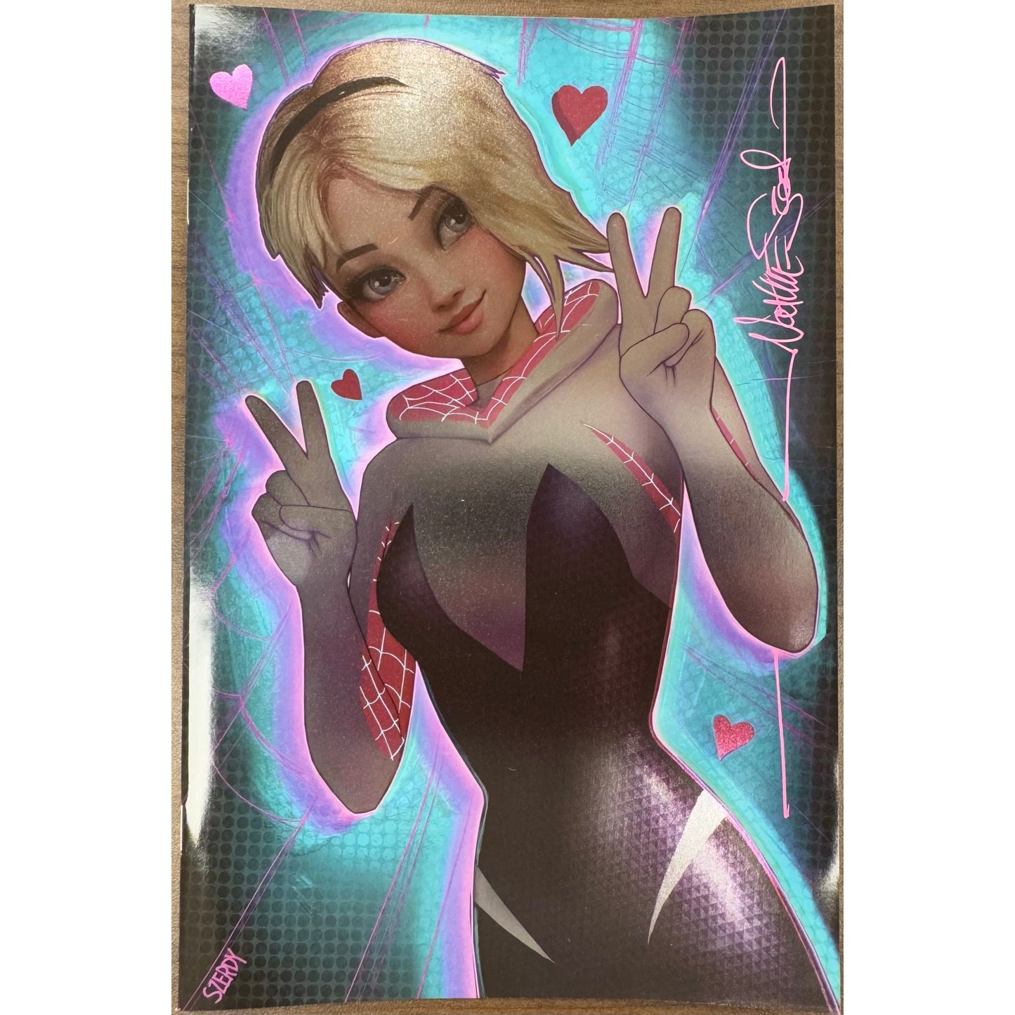 [Signed by Nathan Szerdy] [FOIL]  AMAZING SPIDER-MAN #29 UNKNOWN COMICS NATHAN SZERDY EXCLUSIVE VIRGIN VAR [IN STOCK]