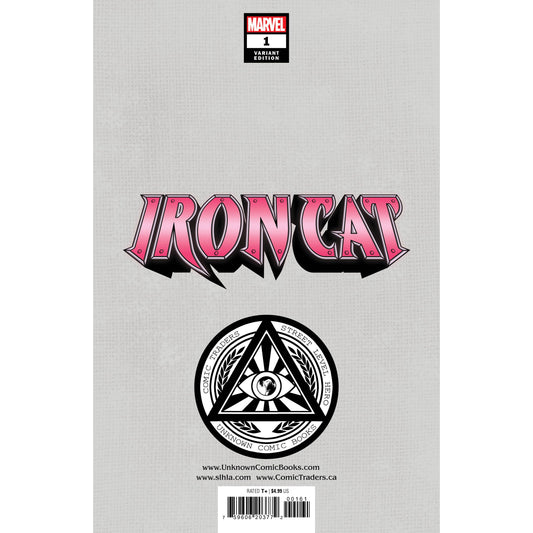 IRON CAT #1 UNKNOWN COMICS R1C0 EXCLUSIVE VIRGIN VAR (06/29/2022) - Plastic Empire