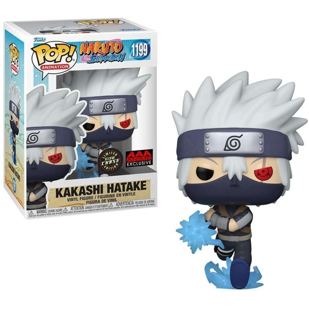 Funko Pop! Kakashi Hatake Glow Chase Naruto Shippuden AAA Anime Exclusive 1199 in stock