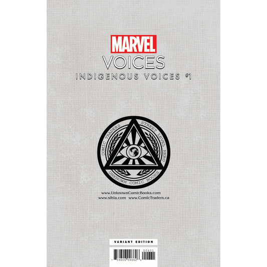 MARVELS VOICES INDIGENOUS VOICES #1 UNKNOWN COMIC DAVID MACK EXCLUSIVE VIRGIN VAR (11/25/2020) - Plastic Empire
