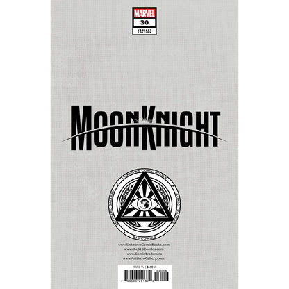 [Signed by Tyler Kirkham] MOON KNIGHT #30 UNKNOWN COMICS TYLER KIRKHAM EXCLUSIVE VIRGIN VAR [IN STOCK]