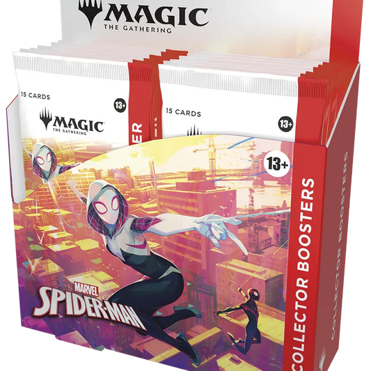 Magic The Gathering Marvel Spider-Man Collector Boosters Box (12 Packs) - Plastic Empire
