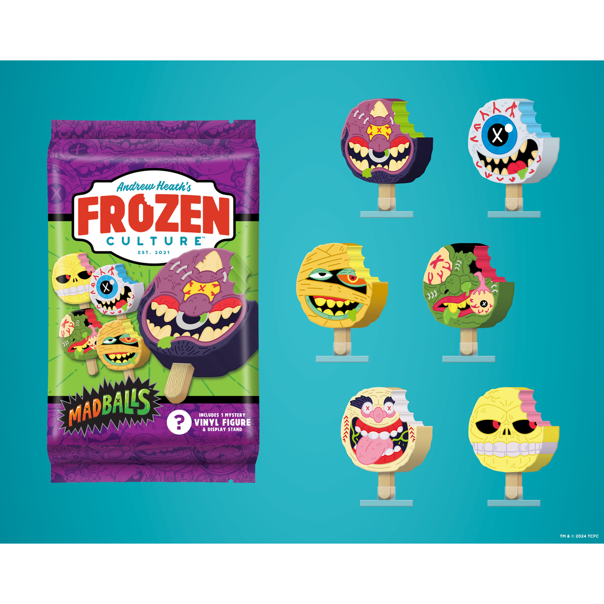 Limited edition Madballs single figure from Frozen Culture by Plastic Empire in its packaging, showcasing the unique collectible design.