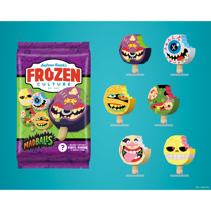 Limited edition Madballs single figure from Frozen Culture by Plastic Empire in its packaging, showcasing the unique collectible design.