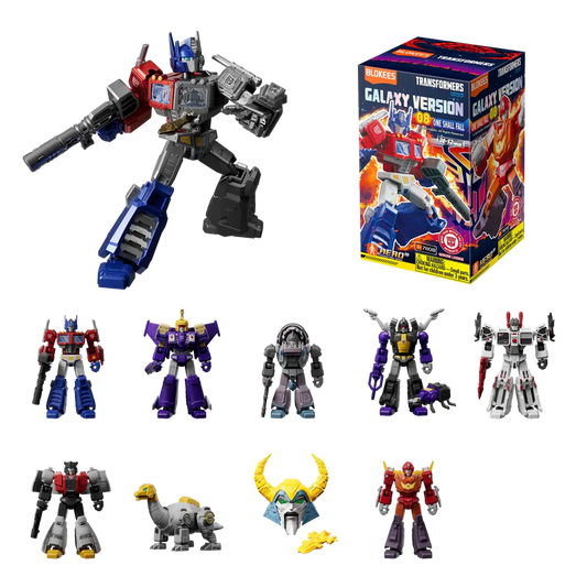 Blokees Transformers Galaxy Version Series 08 One Shall Fall Model Kit Blind Box