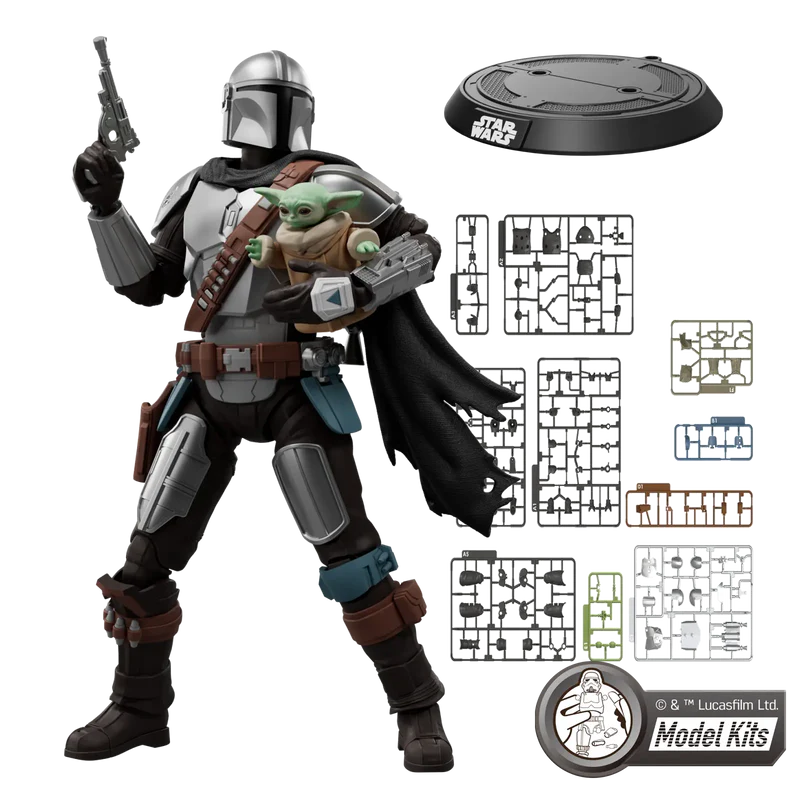 Blokees Champion Class 05 Star Wars Mandalorian and Grogu Model Kit