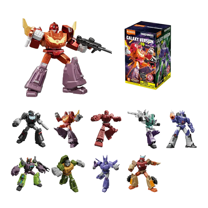 Blokees Transformers Galaxy Version Series 10 One Shall Stand Model Kit Blind Box