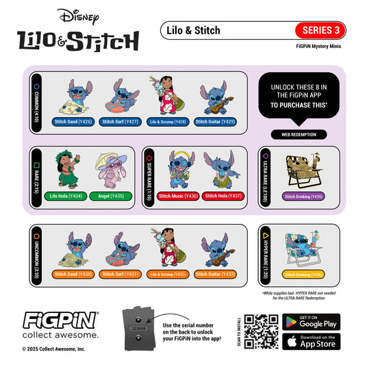 Figpin Lilo and Stitch Mystery Mini Series 3 Case