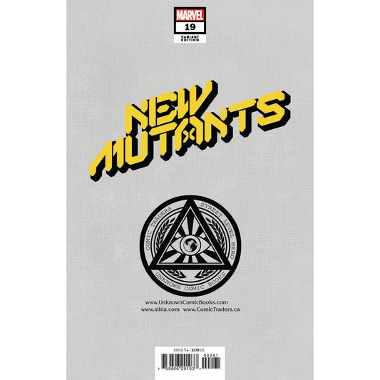 NEW MUTANTS #19 UNKNOWN COMICS DAVID NAKAYAMA EXCLUSIVE VAR GALA (06/16/2021) - Plastic Empire