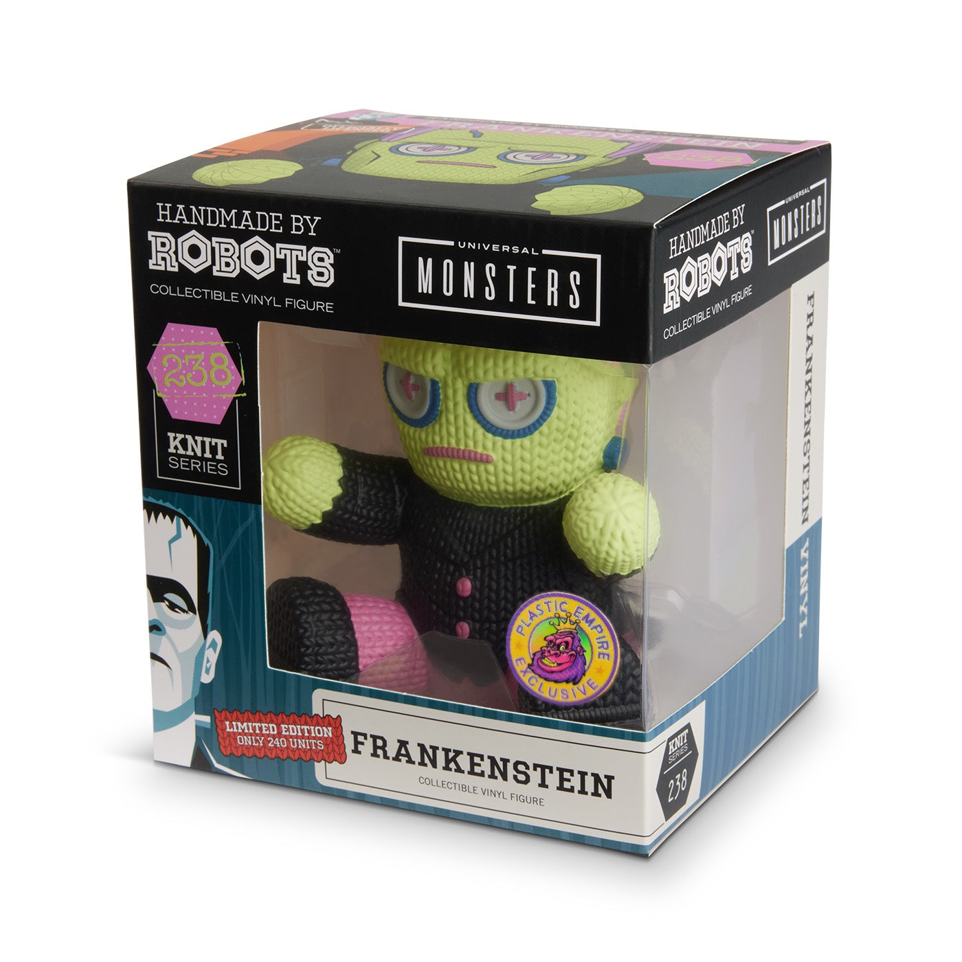 NYCC 2025 Handmade by Robots Pop Art Frankenstein Exclusive Vinyl Figure LE 240