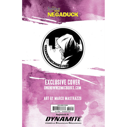 NEGADUCK #1 UNKNOWN COMICS MARCO MASTRAZZO EXCLUSIVE VAR (09/13/2023)