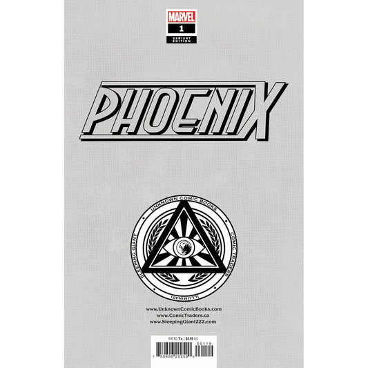PHOENIX #1 UNKNOWN COMICS NATHAN SZERDY VIRGIN EXCLUSIVE VAR (07/17/2024)