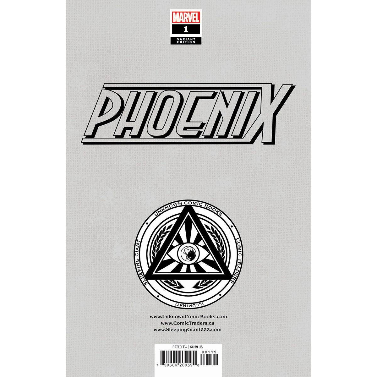 [Signed by Nathan Szerdy] PHOENIX #1 UNKNOWN COMICS NATHAN SZERDY VIRGIN VAR [IN STOCK]