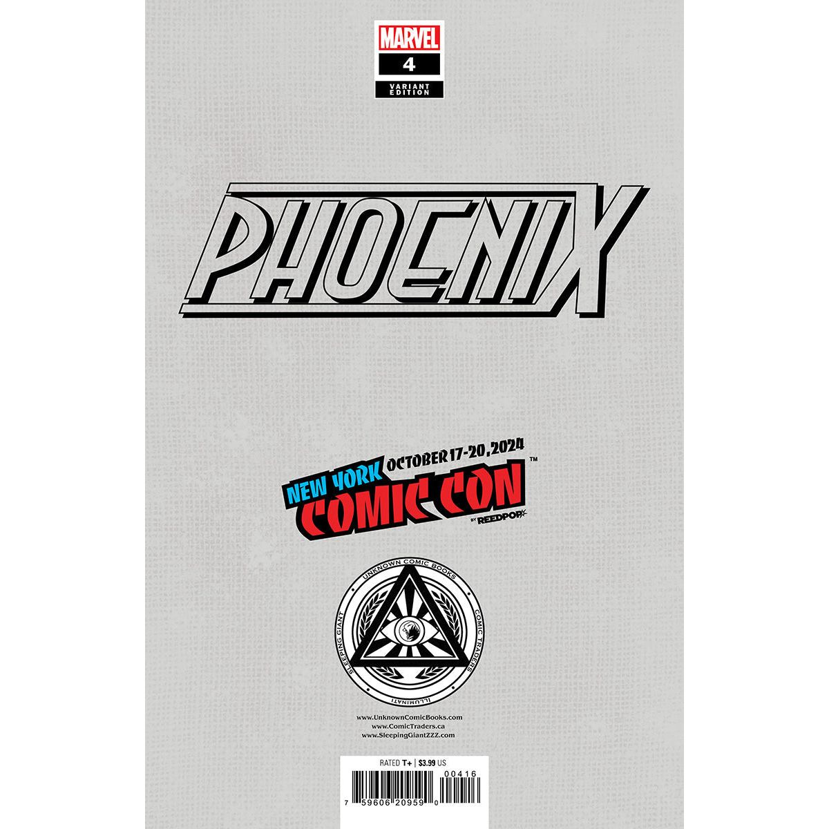 [Foil] Phoenix #4 Unknown Comics Nathan Szerdy Exclusive Virgin Nycc 2024 Var (10/23/2024)