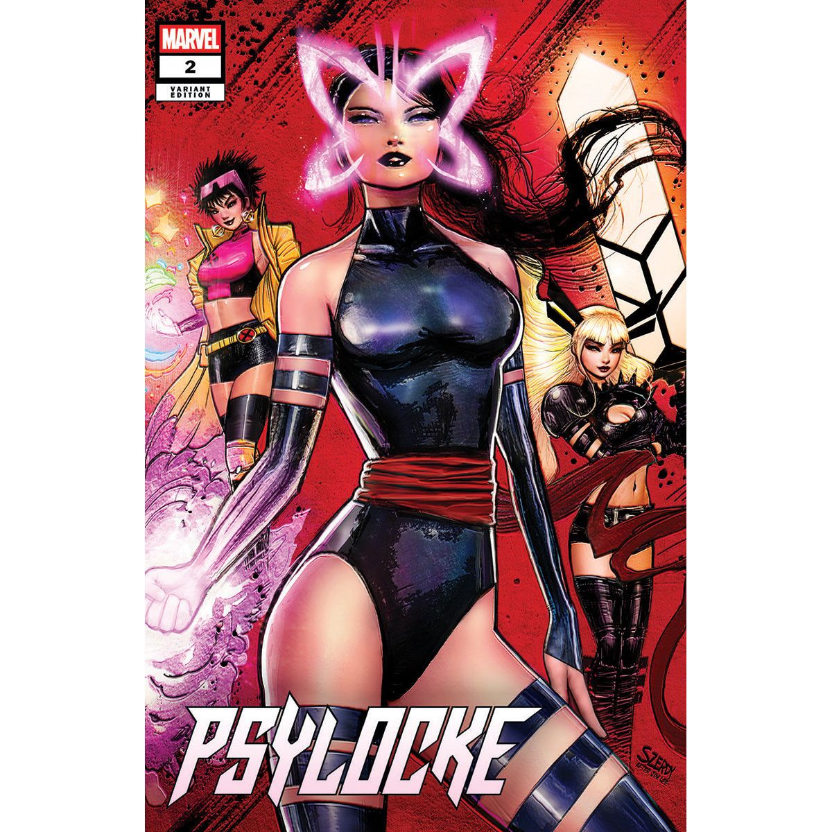 [Signed by Nathan Szerdy] Psylocke #2 Unknown Comics Nathan Szerdy Exclusive Var [IN STOCK] - Plastic Empire