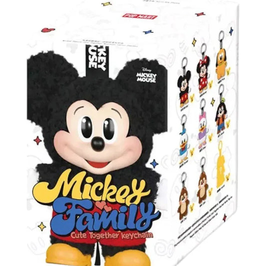 Disney Mickey Family Cute Together Plush Keychain Single Blind Box