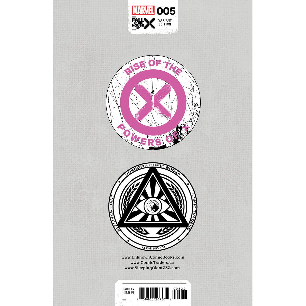 RISE OF THE POWERS OF X #5 UNKNOWN COMICS DAVID NAKAYAMA EXCLUSIVE VIRGIN VAR [FHX] (05/29/2024)