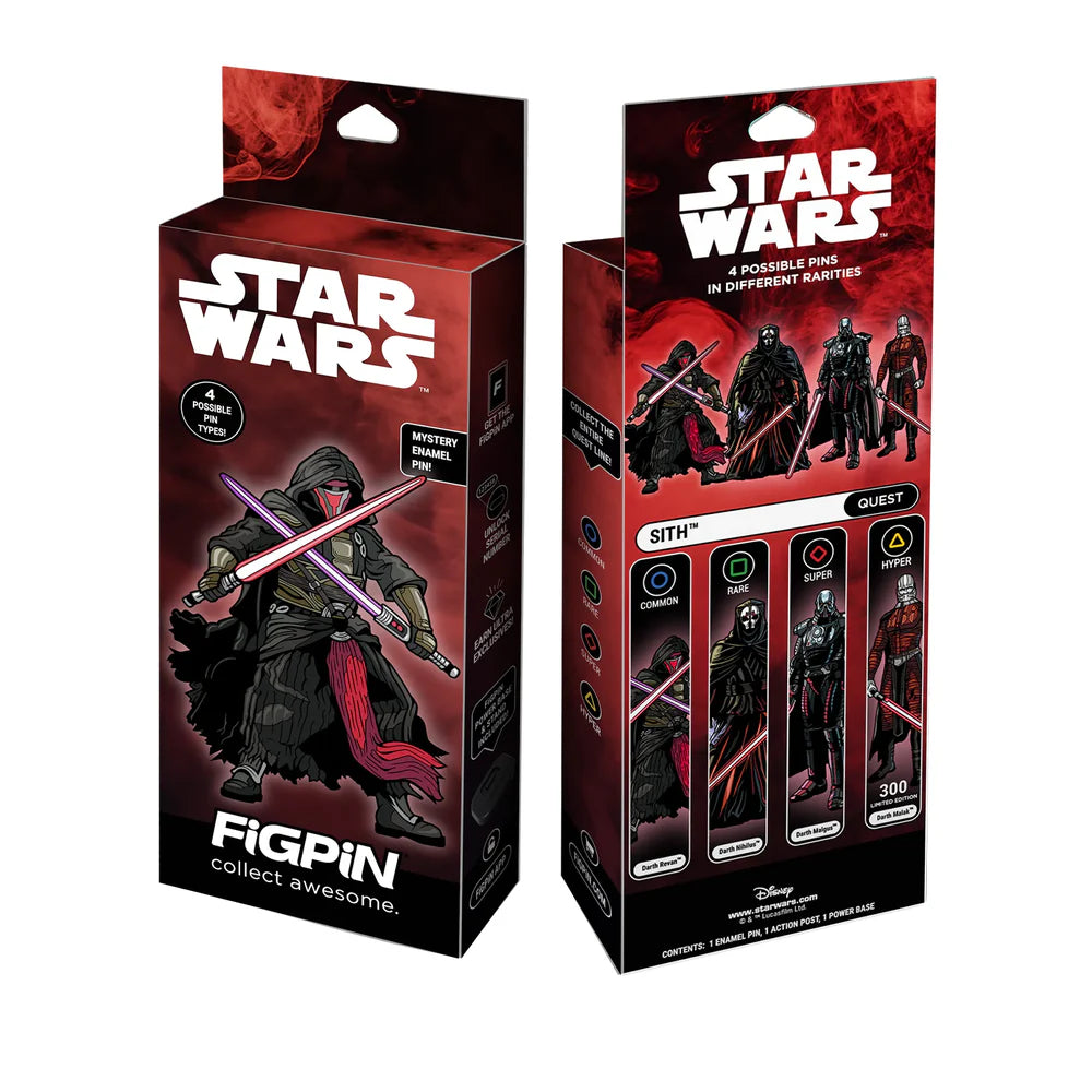 Figpin Star Wars Sith Quest Mystery Box – Plastic Empire