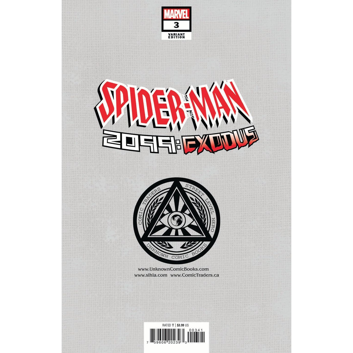 SPIDER-MAN 2099: EXODUS #4 UNKNOWN COMICS ALAN QUAH EXCLUSIVE VAR (07/13/2022) - Plastic Empire