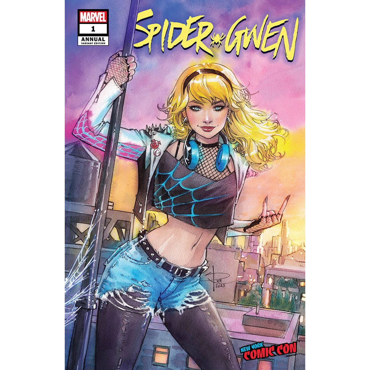 SPIDER-GWEN ANNUAL #1 [CHAOS] UNKNOWN COMICS SABINE RICH EXCLUSIVE NYCC VAR (10/25/2023)