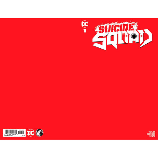 SUICIDE SQUAD #1 UNKNOWN COMICS RED BLANK EXCLUSIVE VAR (12/18/2019)