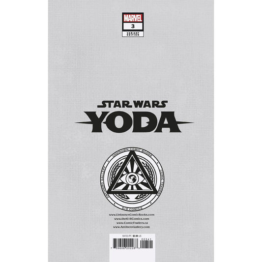 STAR WARS: YODA #3 UNKNOWN COMICS RICKIE YAGAWA EXCLUSIVE VAR (01/25/2023)
