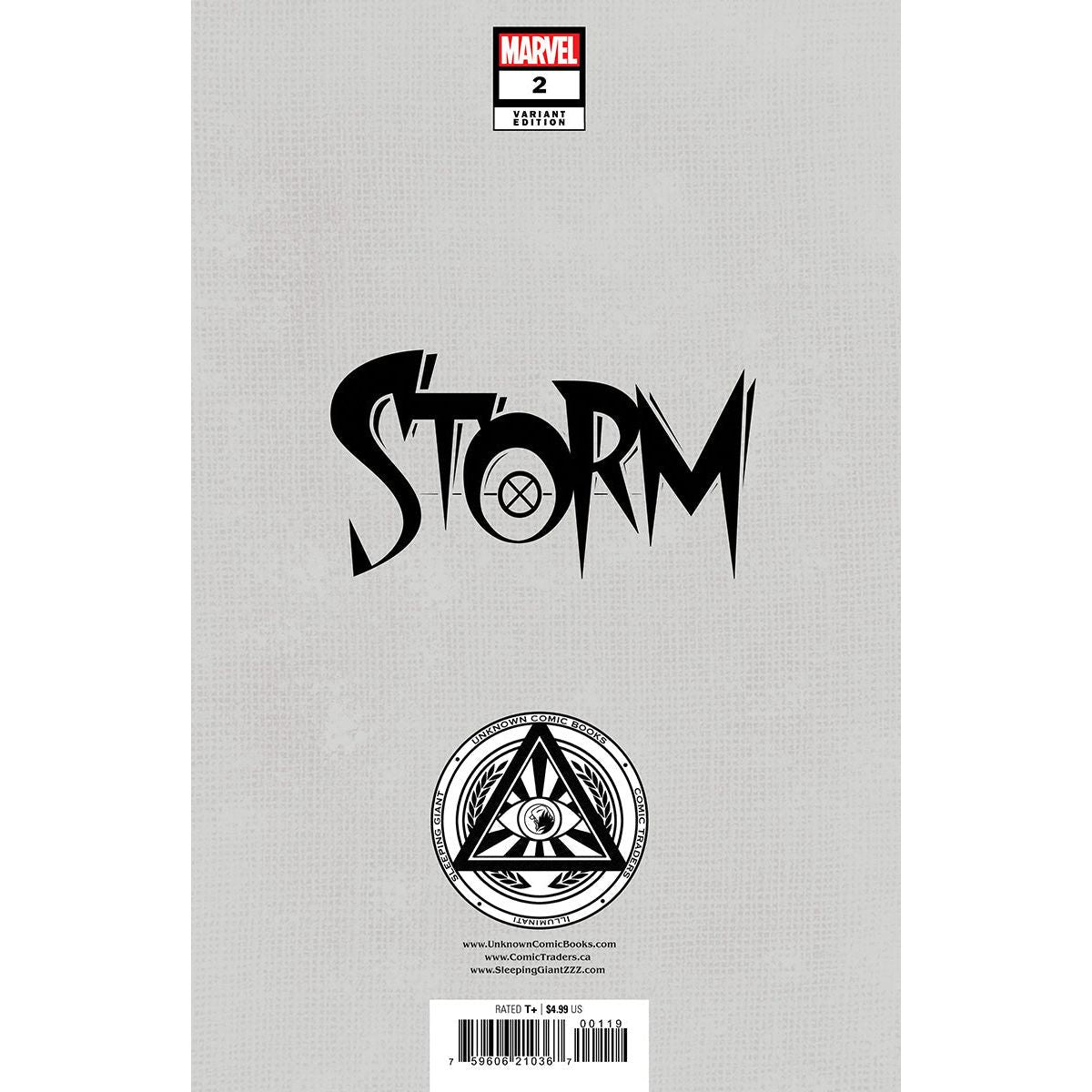 [Signed by Nathan Szerdy] STORM #2 UNKNOWN COMICS NATHAN SZERDY EXCLUSIVE VAR [IN STOCK] - Plastic Empire