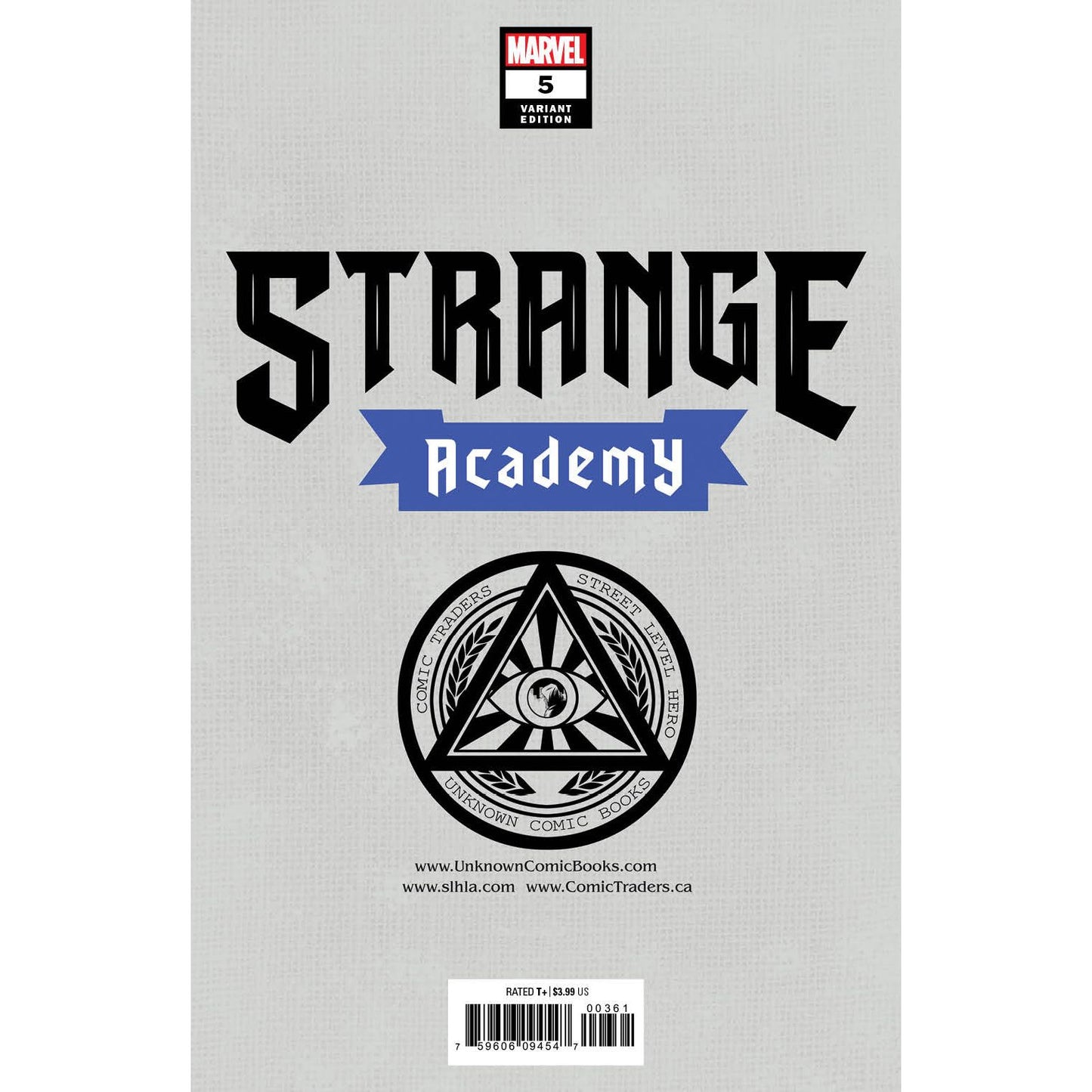 STRANGE ACADEMY #5 UNKNOWN COMICS JAY ANACLETO EXCLUSIVE VAR (11/11/2020)
