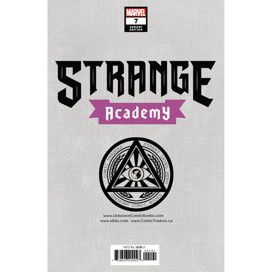 STRANGE ACADEMY #7 UNKNOWN COMICS TODD NAUCK EXCLUSIVE VIRGIN VAR (01/27/2021)