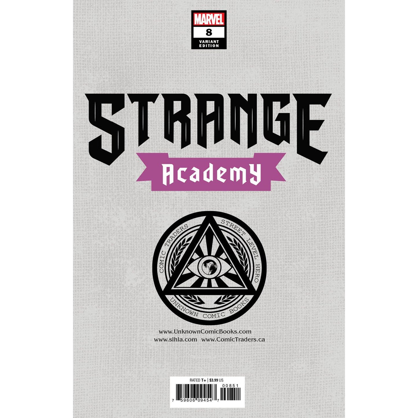 STRANGE ACADEMY #9 UNKNOWN COMICS TAURIN CLARKE EXCLUSIVE VAR (03/10/2021) - Plastic Empire