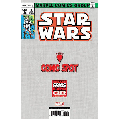 Star Wars #1 Facsimile Comics Spot Tyler Kirkham C2E2 2025 Exclusive Var (04/09/2025) - Plastic Empire