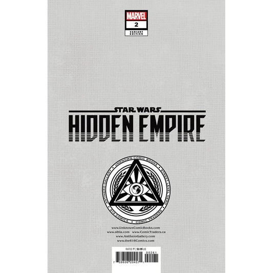 STAR WARS: HIDDEN EMPIRE #2 UNKNOWN COMICS PATCH ZIRCHER EXCLUSIVE VAR (12/07/2022)