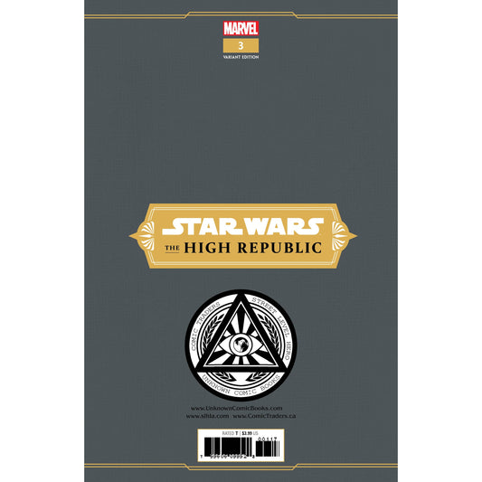 STAR WARS HIGH REPUBLIC #3 UNKNOWN COMIC LUKE ROSS EXCLUSIVE VIRGIN VAR (03/03/2021) - Plastic Empire