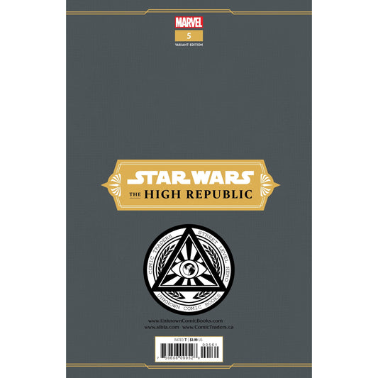 STAR WARS HIGH REPUBLIC #5 UNKNOWN COMICS PHIL NOTO EXCLUSIVE VIRGIN VAR (05/12/2021) - Plastic Empire