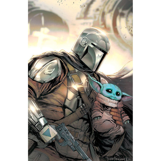STAR WARS: THE MANDALORIAN #8 UNKNOWN COMICS TYLER KIRKHAM EXCLUSIVE VIRGIN VAR (03/01/2023)