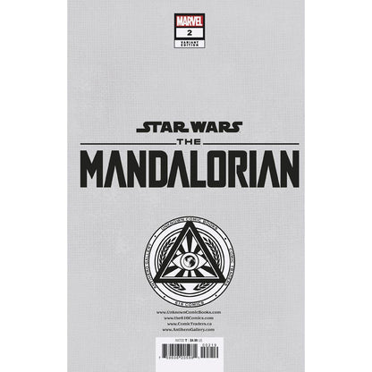 [Signed by Tyler Kirkham] STAR WARS: THE MANDALORIAN SEASON 2 #2 UNKNOWN COMICS TYLER KIRKHAM EXCLUSIVE VIRGIN VAR [IN STOCK]