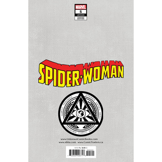 SPIDER-WOMAN #5 UNKNOWN COMIC MIGUEL MERCADO EXCLUSIVE VAR (10/21/2020)