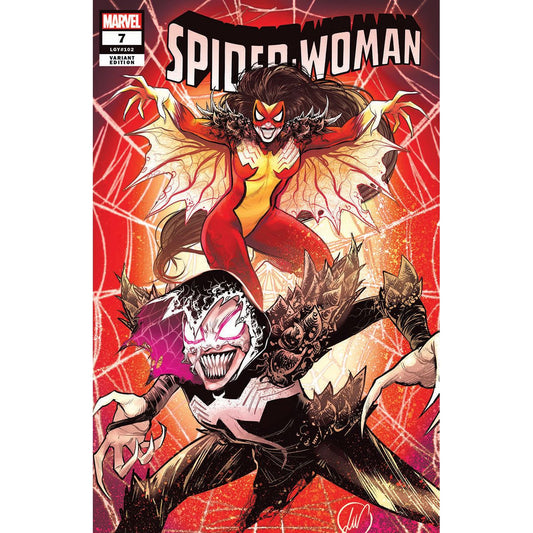 SPIDER-WOMAN #7 UNKNOWN COMICS LUCAS WERNECK EXCLUSIVE KNULLIFIED VAR KIB (12/23/2020) - Plastic Empire