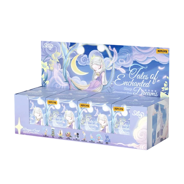 Box of 'Tales of Enchanted Dreams' with cartoon characters and decorative elements on a white background
