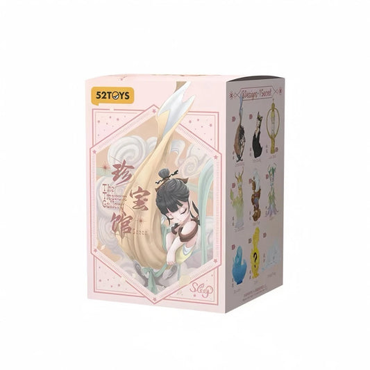 Plastic Empire Sleep Treasure Gallery Series 52Toys blind box featuring collectible figures inside a sealed packaging.
