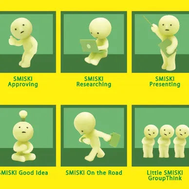 Smiski @ Work Series Blind Box Minifigure - Plastic Empire