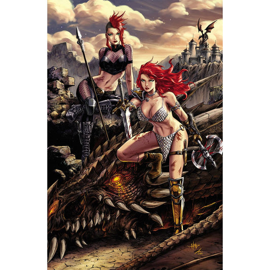 RED SONJA AGE OF CHAOS #3 UNKNOWN COMICS CREEES EXCLUSIVE VIRGIN VAR (03/18/2020) - Plastic Empire